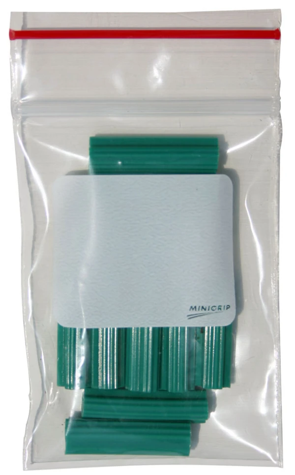 3x4 2mil MiniGrip Reclosable Plastic Bags with Whiteblock