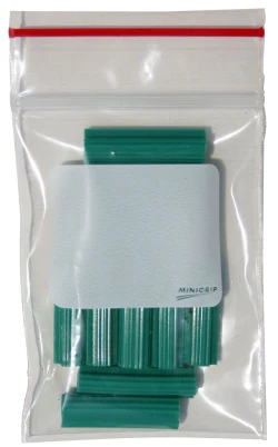 3" x 4" 2 Mil Minigrip Resealable Poly Bags with Whiteblock