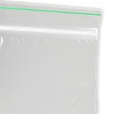 Close up of 5 x 7 .002 Minigrip Biodegradable Reclosable Zip