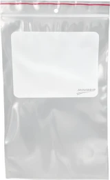 6 x 9 4-Mil Whiteblock Reclosable Plastic Bags with Hanghole Bags