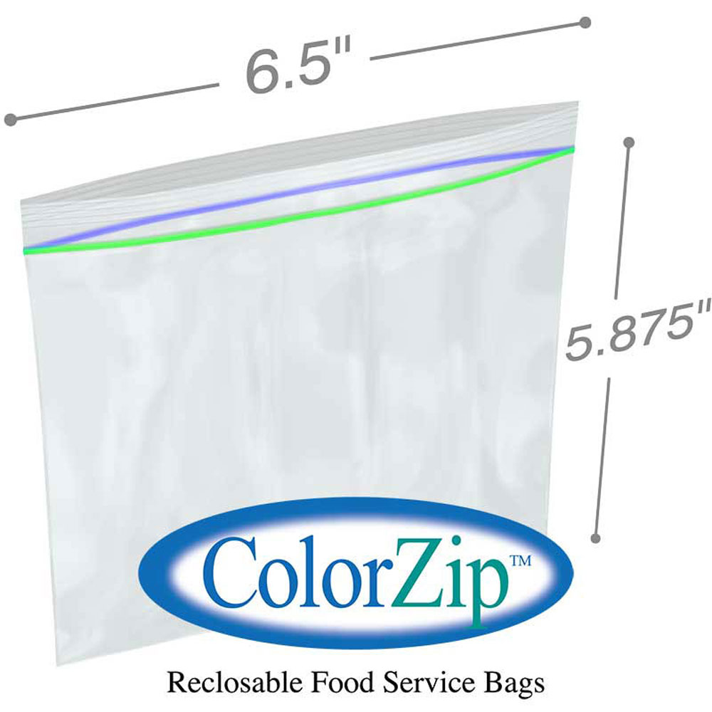 Sandwich Size Resealable Bag - Zipper