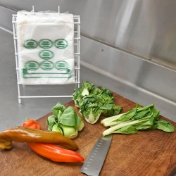 6.5" x 7" + 1.75" + 1.75" Saddle Pack Portion Control Bags Printed "Friday"