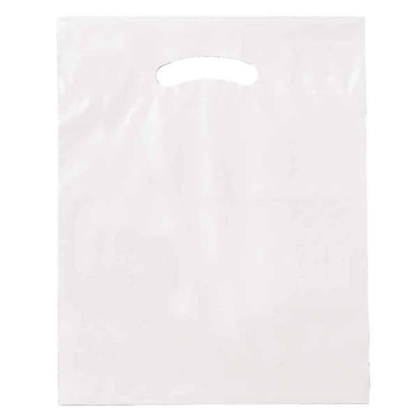 12 x 15 Clear Die Cut Handle Bags