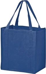 12 x 8 x 13 + 8 Navy Non Woven Tote