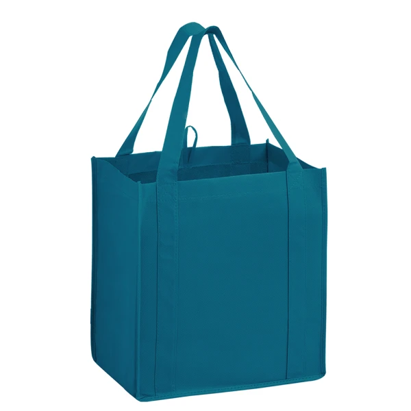 12 x 8 x 13 +8 Heavy Duty Non Woven Grocery Tote
