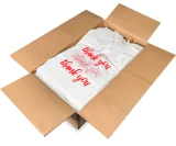 Case of 12 x 7 x 22 Heavy Duty Thank You Bags with a Flat Bottom