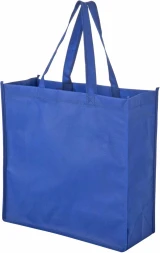 13 x 5 x 13 + 5 Royal Blue Non Woven Grocery Tote Bag