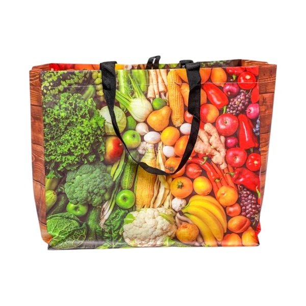 14 x 7.75 x 13 x 7.75 Local Market Woven Bags