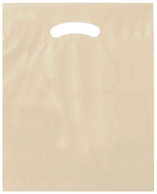 Ivory 15x19+3 2.5 Mil Ivory Retail Shopping Bags