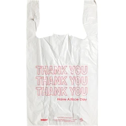 15" x 7" x 26" Thank You Merchandise Bags 0.65 Mil