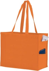 16 x 6 x 12 + 6 Orange Non Woven Tote