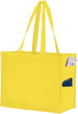 16 x 6 x 12 + 6 Yellow Non Woven Tote