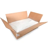 Case of 16 x 4 x 22.5 White Die Cut Handle Merchandise Bags 1.25 Mil