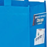 16 x 6 x 12 + 6 Cool Blue Non Woven Tote