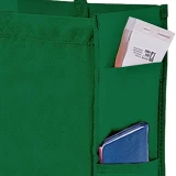 16x6x12+6 Hunter Green Non Woven Tote