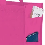 16 x 6 x 12 + 6 Pink Non Woven Tote