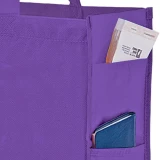 16x6x12+6 Purple Non Woven Tote