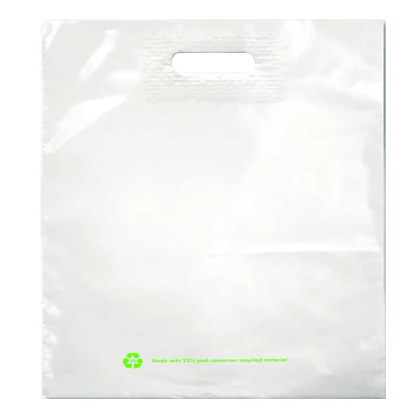 Recycled 18x19+4 Post Consumer Recycled Merchandise Bags