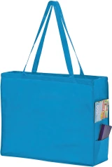 20 x 6 x 16 + 6 Cool Blue Non Woven Tote