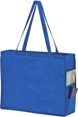 20 x 6 x 16 + 6 Royal Blue Non Woven Tote