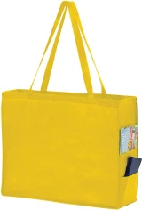 20 x 6 x 16 + 6 Yellow Non Woven Tote