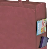 20 x 6 x 16 + 6 Burgundy Non Woven Tote