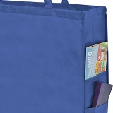 20 x 6 x 16 + 6 Navy Non Woven Tote