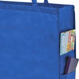 20 x 6 x 16 + 6 Royal Blue Non Woven Tote