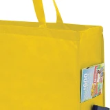 20 x 6 x 16 + 6 Yellow Non Woven Tote