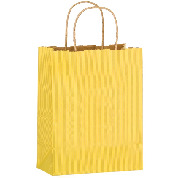 Imprinted Kraft Paper Bags with Twisted Handle