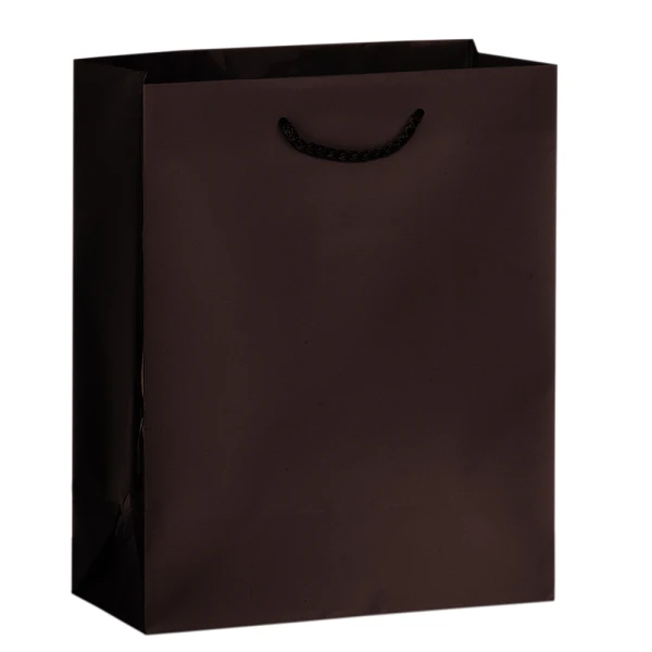 Brown 8x4x10 Euro Tote Shopping Bags