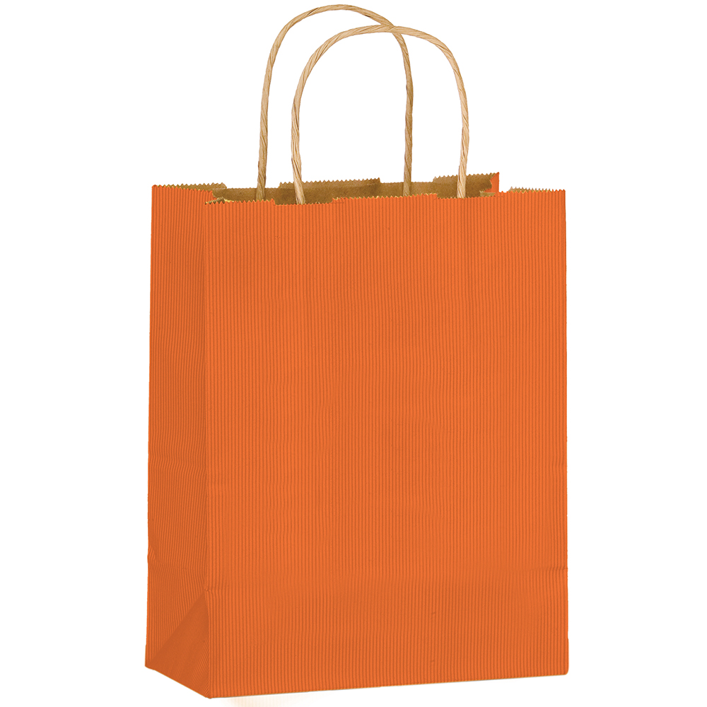 Kraft Paper Bag with Flat Paper Handle