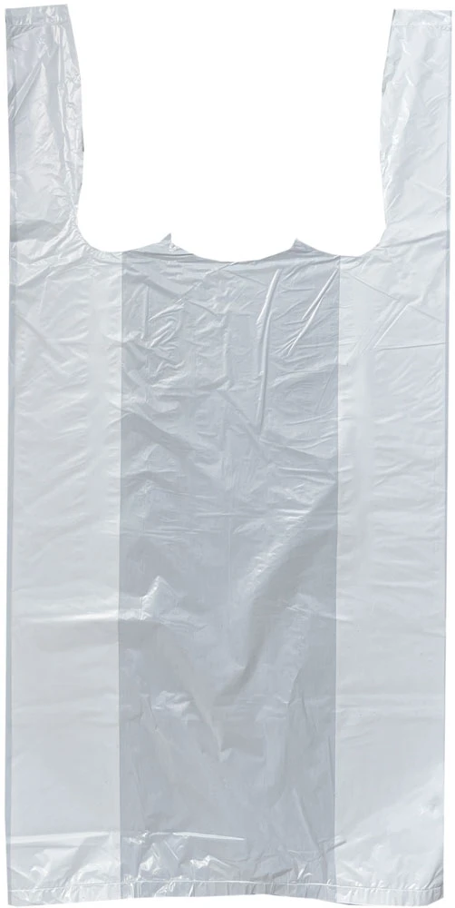 8 x 4 x 16 HDPE Plastic T-Shirt Carry Out Bags
