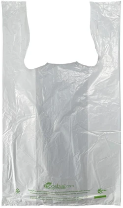 11.5" x 6.5" x 21" Earth Friendly T-Shirt Bags