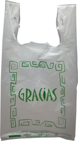 11.5" x 6.5" x 21" Gracias Carry Out Bags 0.65 Mil