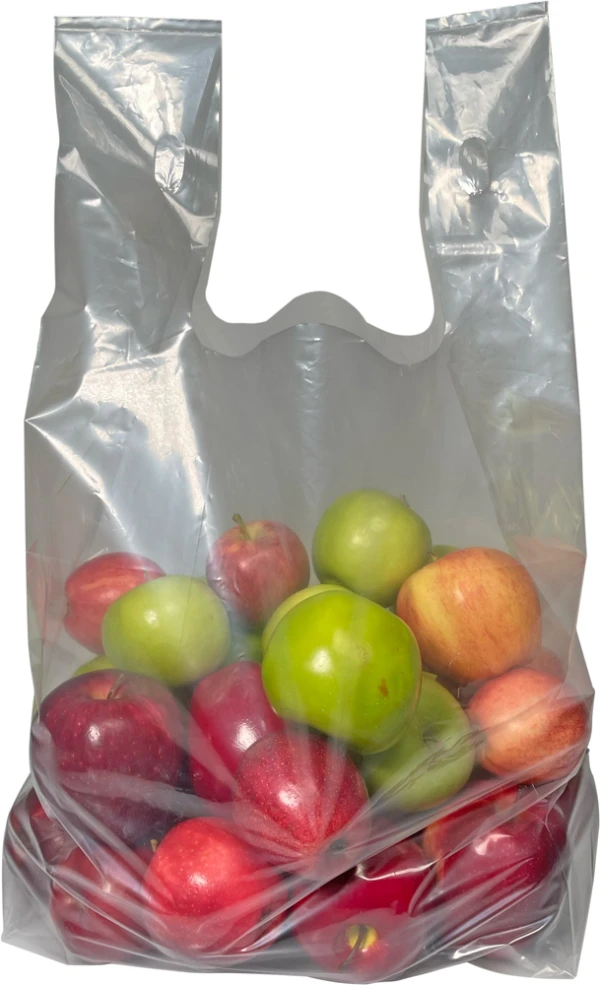 1-Peck Clear Plastic Tote Bags