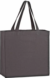 13 in x 4 in x 13 in Black Cotton Tote