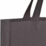 13 in x 4 in x 13 in Black Cotton Tote