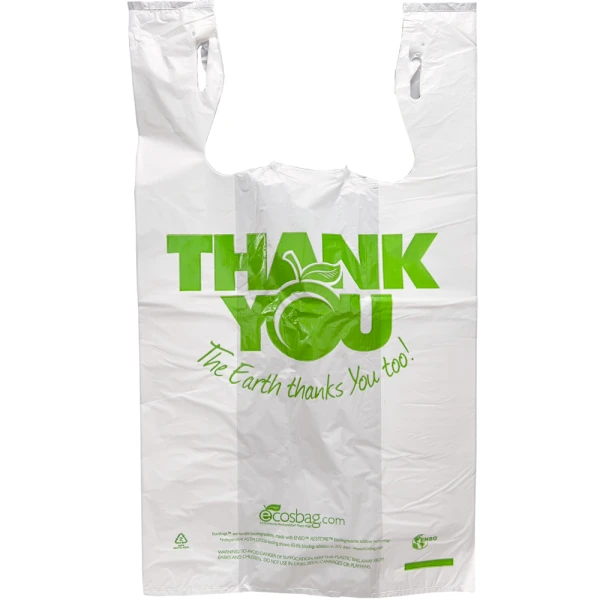 11.5 x 6.5 x 21 Eco-Friendly Thank You Grocery Bags ♻