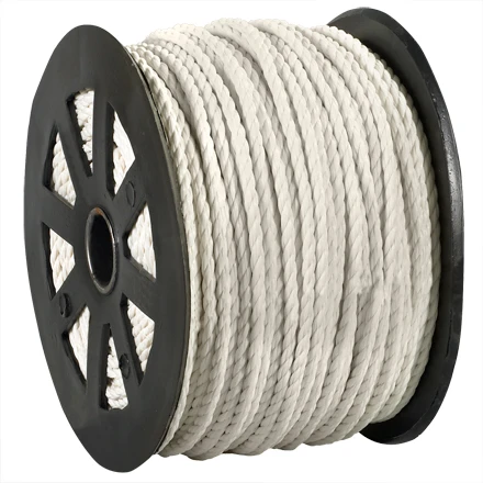 3/8 x 600 black twisted poly rope