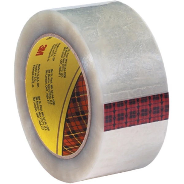 3M 375 Scotch Box Sealing Tape Clear, 48 mm x 50 m, 36 per case Bulk