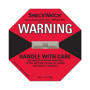 L-47 ShockWatch Label 50G (Red)