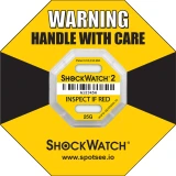 ShockWatch 2 25G Yellow Impact Indicator Ring Label