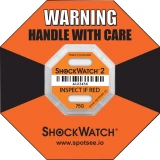 ShockWatch 2 75G Impact Indicator with OrangeRing Label