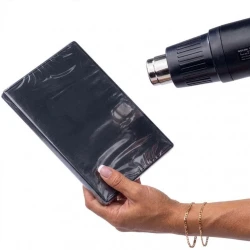 8" x 12" 80 Gauge PVC Shrink Bags - fits standard commercial DVD Cases