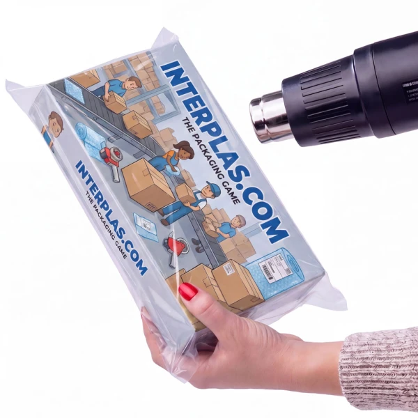 Shrink Bags 9 x 14 80 Gauge PVC - fits software packaging and over sized packages