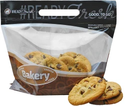 9.5" x 8" + 5" #ReadyFresh Grab-N-Go Cookie Pouches - 6 Cookies
