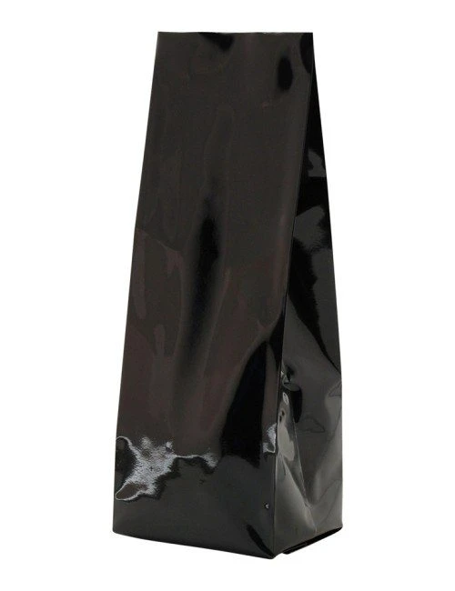 Black 8 oz. Side Gusset Bags