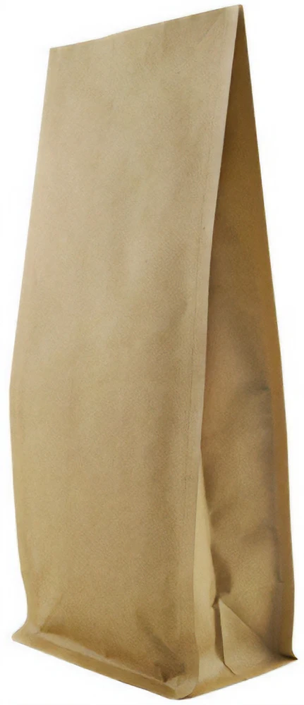 Kraft 16 oz. Block Bottom Side Gusset Bags