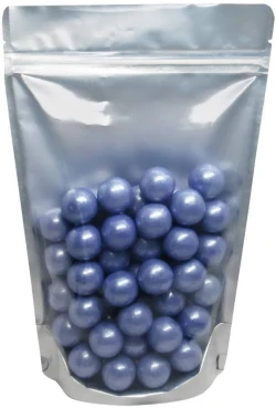 Clear/Gold 12 oz. Stand Up Pouch